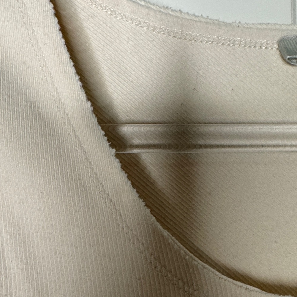 All Saints Cream Long Sleeve Bodysuit - Picture 4 of 6